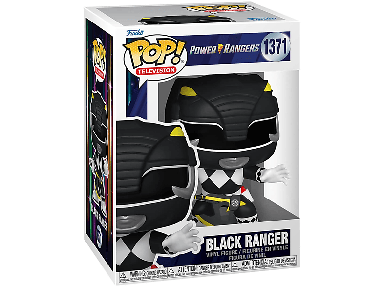 FUNKO POP TV: Mighty Morphin Power Rangers 30th - Black Ranger figura #1371 (FU72154)