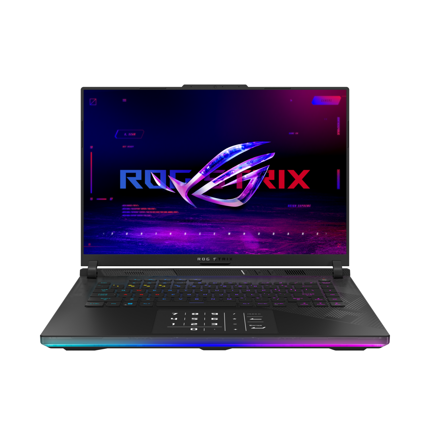 ASUS ROG Strix SCAR 16 G634JZR-N4169W - 16 pouces - QHD+ - Intel Core i9-14900HX - 32 GB - 1 TB - GeForce RTX™ 4080