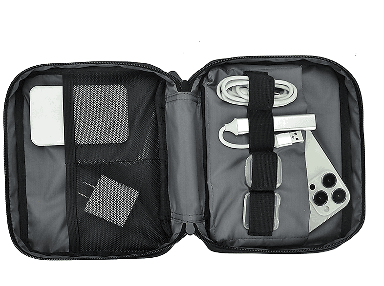 ISY ITB-4000 RPet Gadget Organizer, Schwarz — Foto 2 von 3