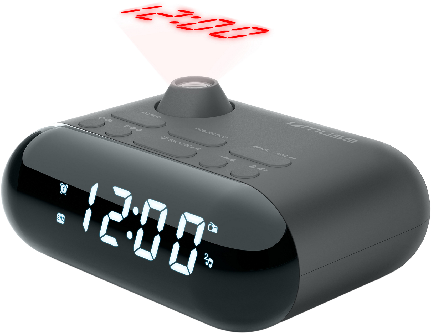 MUSE M-179 P projektoros órás rádió