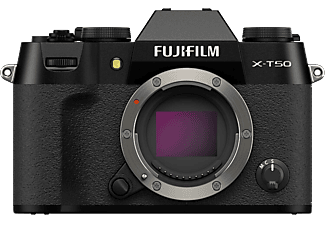 FUJIFILM X-T50 Tükör nélküli cserélhető objektíves fényképezőgép váz, fekete