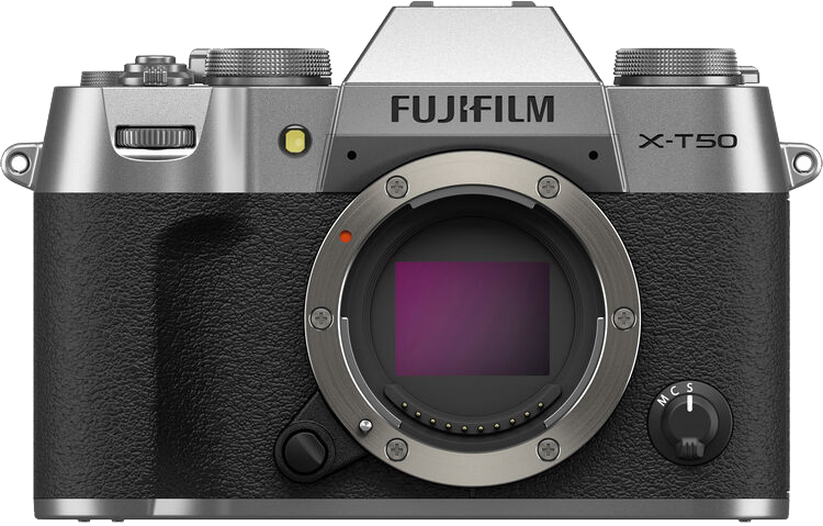 FUJIFILM X-T50 Tükör nélküli cserélhető objektíves fényképezőgép váz, ezüst
