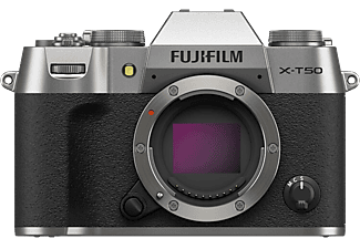 FUJIFILM X-T50 Tükör nélküli cserélhető objektíves fényképezőgép váz, ezüst