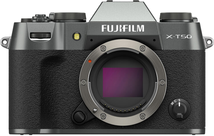 FUJIFILM X-T50 Tükör nélküli cserélhető objektíves fényképezőgép váz, szénszürke