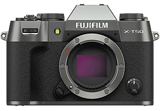 FUJIFILM X-T50 Tükör nélküli cserélhető objektíves fényképezőgép váz, szénszürke