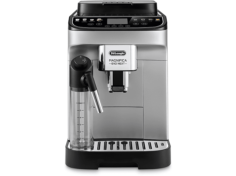 DELONGHI Magnifica Evo Next ECAM310.80.SB - 13 Rezepte, 3 Benutzerprofile, einfache Bedienung, Kaffeevollautomat Silber/Schwarz