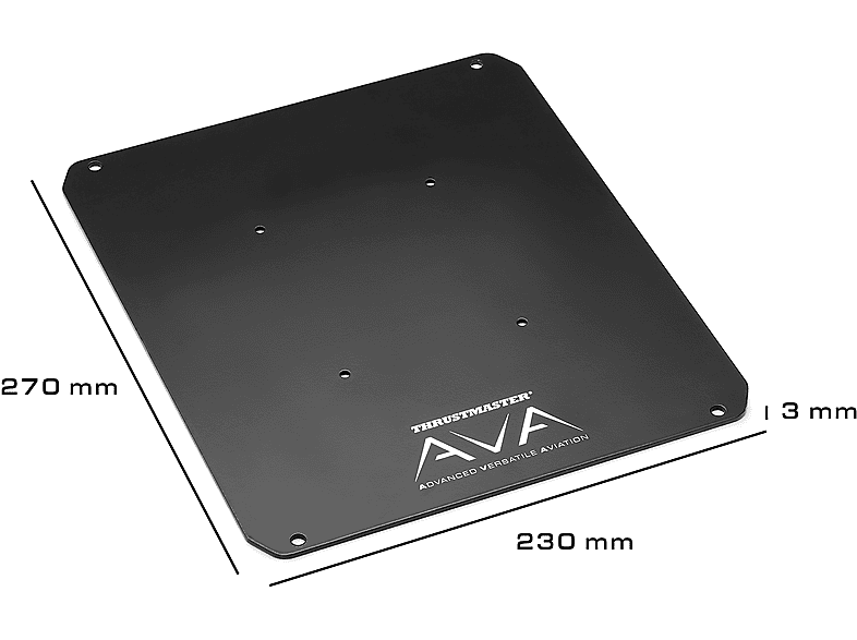 Thumbnail - THRUSTMASTER AVA Plate, Metallplatte Kompatibel mit der AVA-Basis und Thrustmaster-Magnetbasis Gaming Zubehör