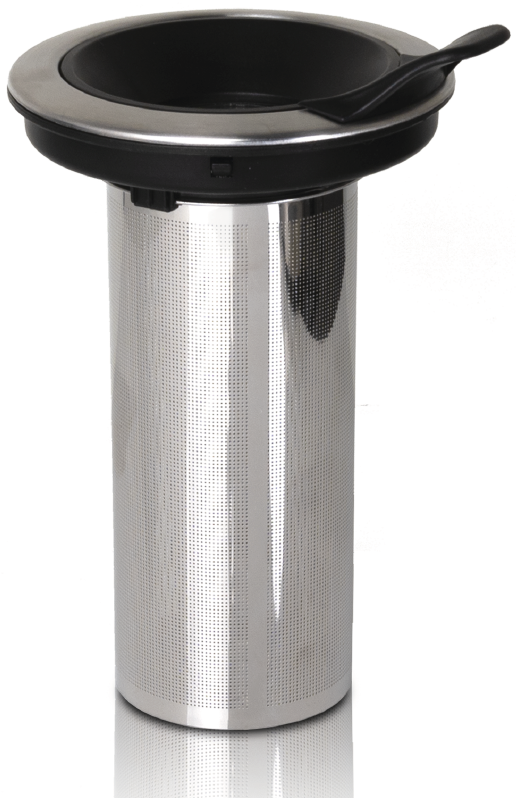A silver and glass electric kettle with Koenic logo and control buttons.