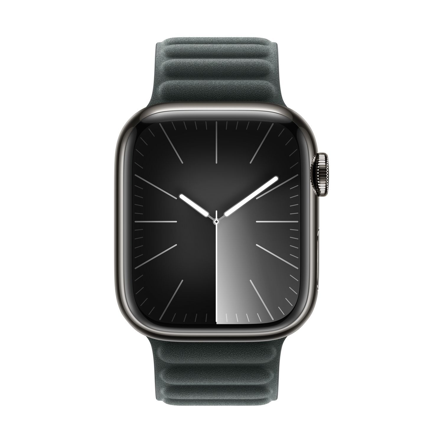 APPLE Bracelet pour Apple Watch 41 mm Evergreen Magnetic Link S/M (MTJ53ZM/A)