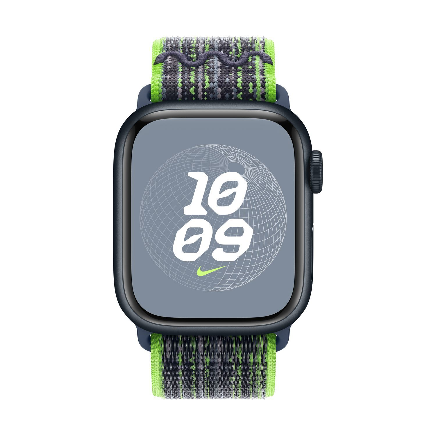 APPLE Armand voor Apple Watch 41 mm Nike Sport Loop Green / Blue (MTL03ZM/A)