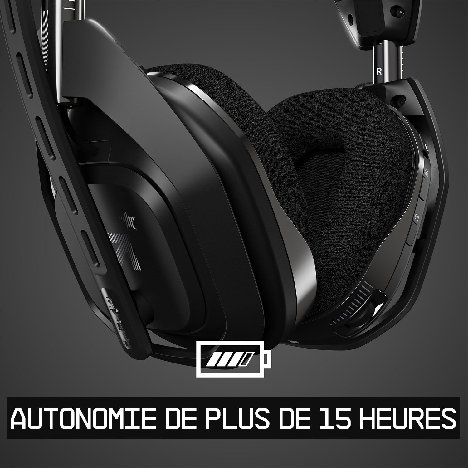 ASTRO GAMING HW 939-001676 ASTRO A50 WRLS + BASE STATION F/ PLAYST Over-ear Casque gamer Noir
