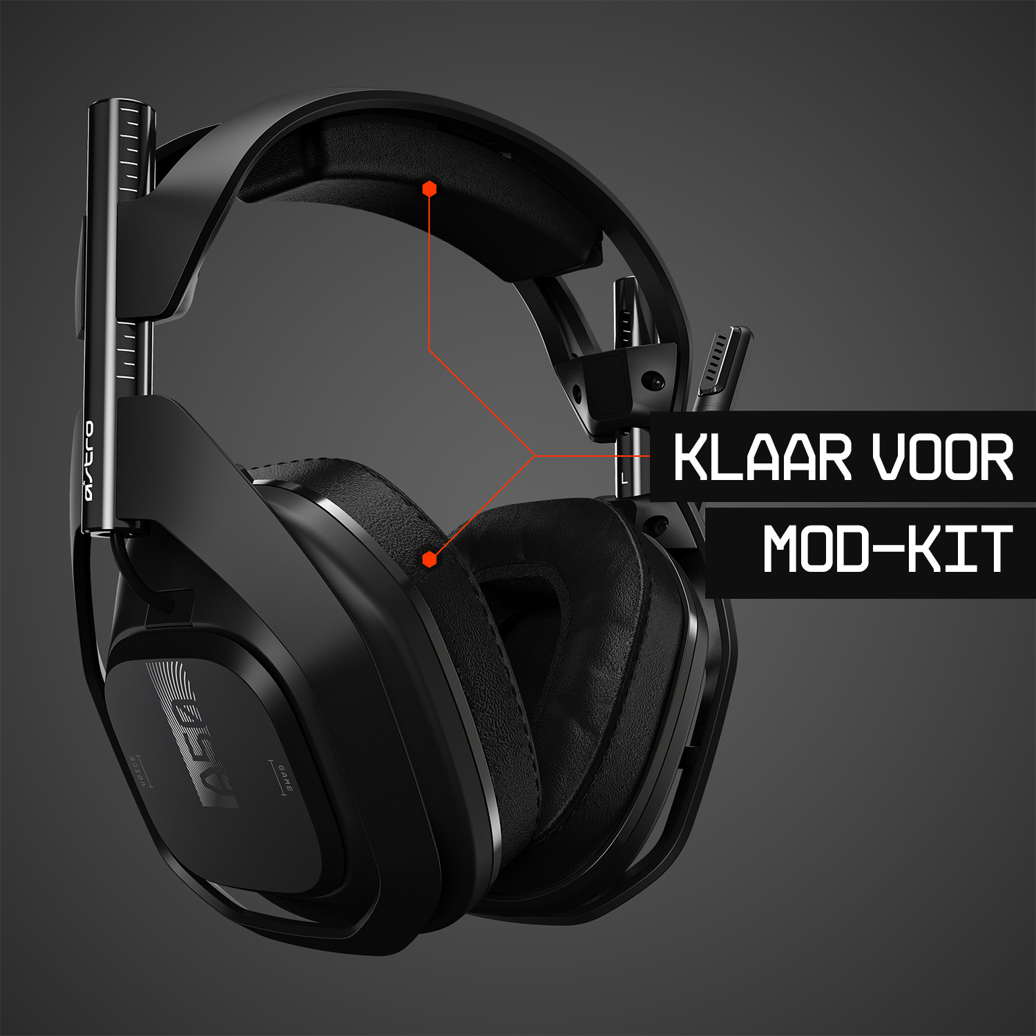 ASTRO GAMING HW 939-001676 ASTRO A50 WRLS + BASE STATION F/ PLAYST Over-ear Casque gamer Noir