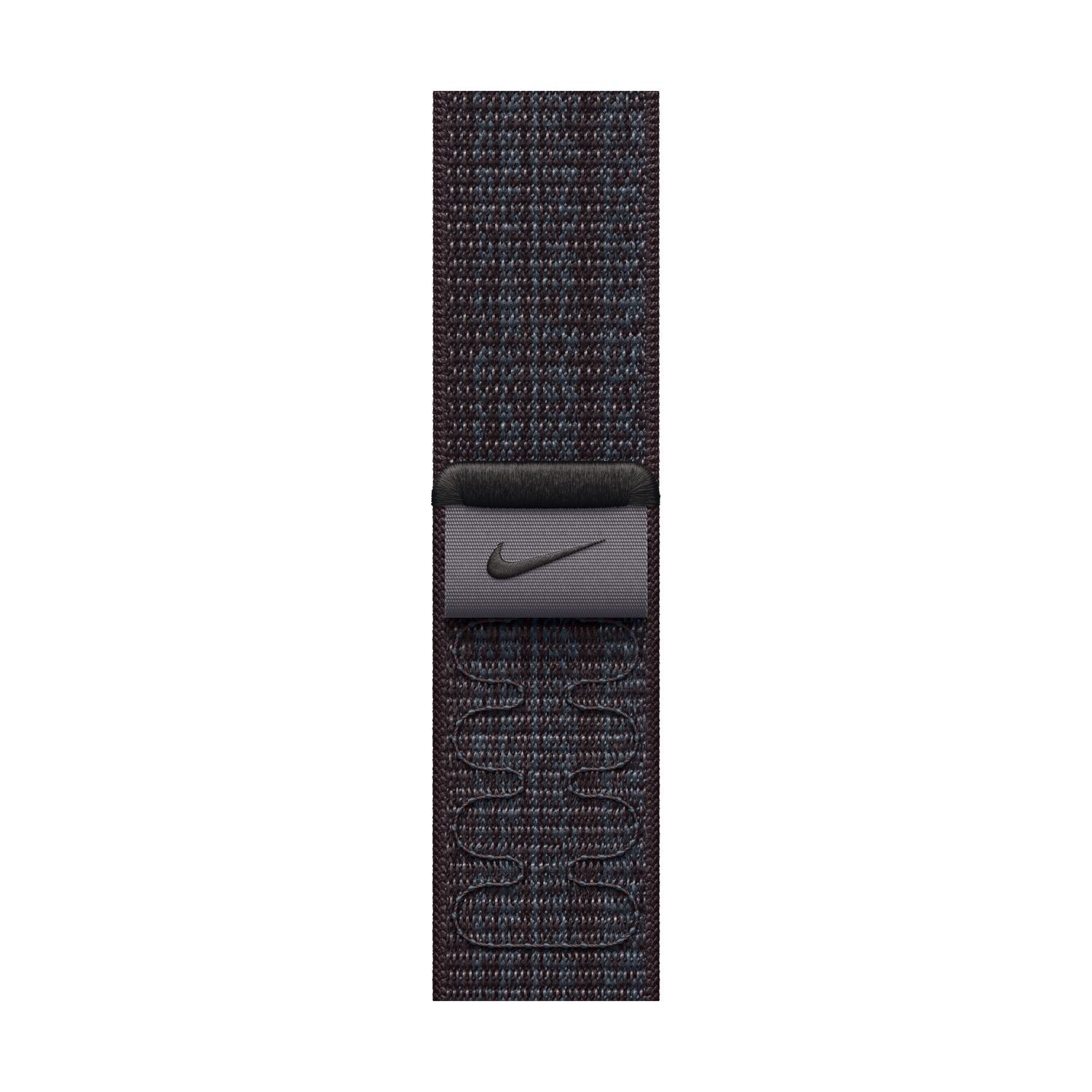 APPLE Armband voor Apple Watch 45 mm Nike Sport Loop Black/Blue (MUJX3ZM/A)