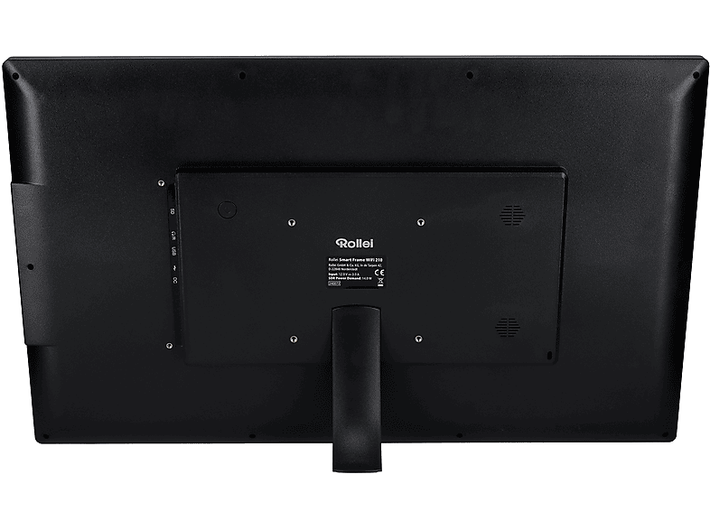 ROLLEI Smart Frame WiFi 210 Digitaler Bilderrahmen, 54,61 cm, 1920 x 1080p, Schwarz