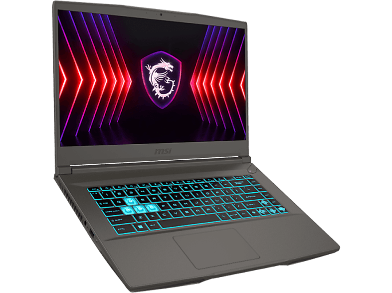 MSI Thin 15 B12UC 9S7-16R831-1460 Gamer laptop (15,6" FHD/Core i5/8GB/512 GB SSD/RTX3050 4GB/NoOS)