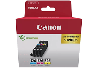 CANON CLI-526 C/M/Y (3x9 ml) színes tintapatron multipack (4541B018)