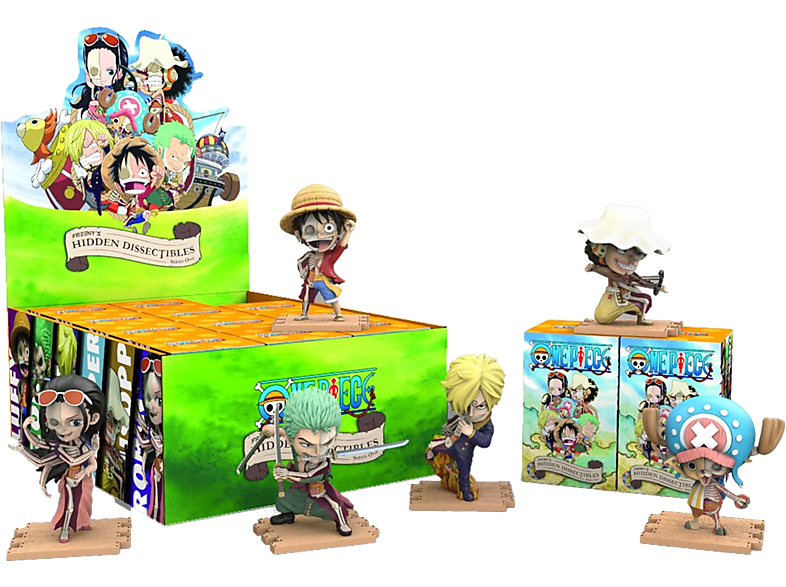 MIGHTY JAXX Freeny's Hidden Dissectibles: One Piece (S2) Sammelfigur-Blindbox