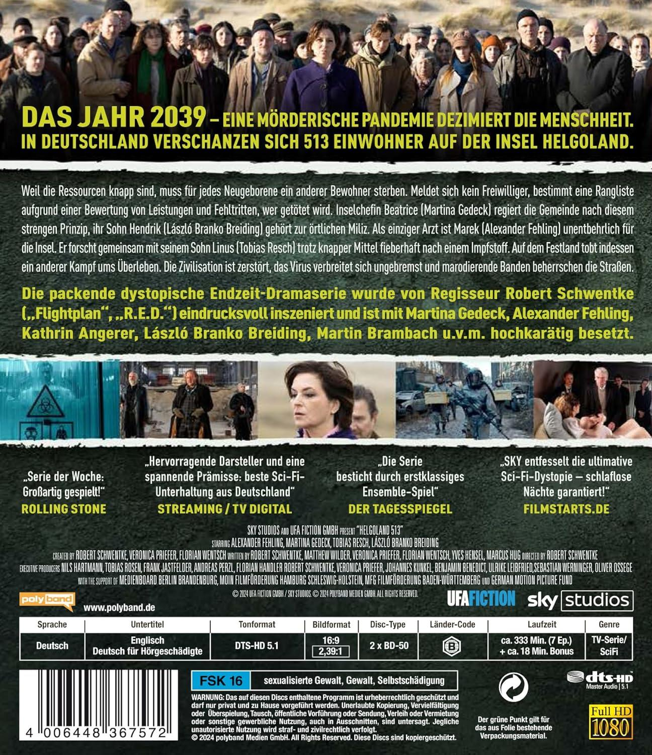Ein Filmcover mit Text und Bildern.