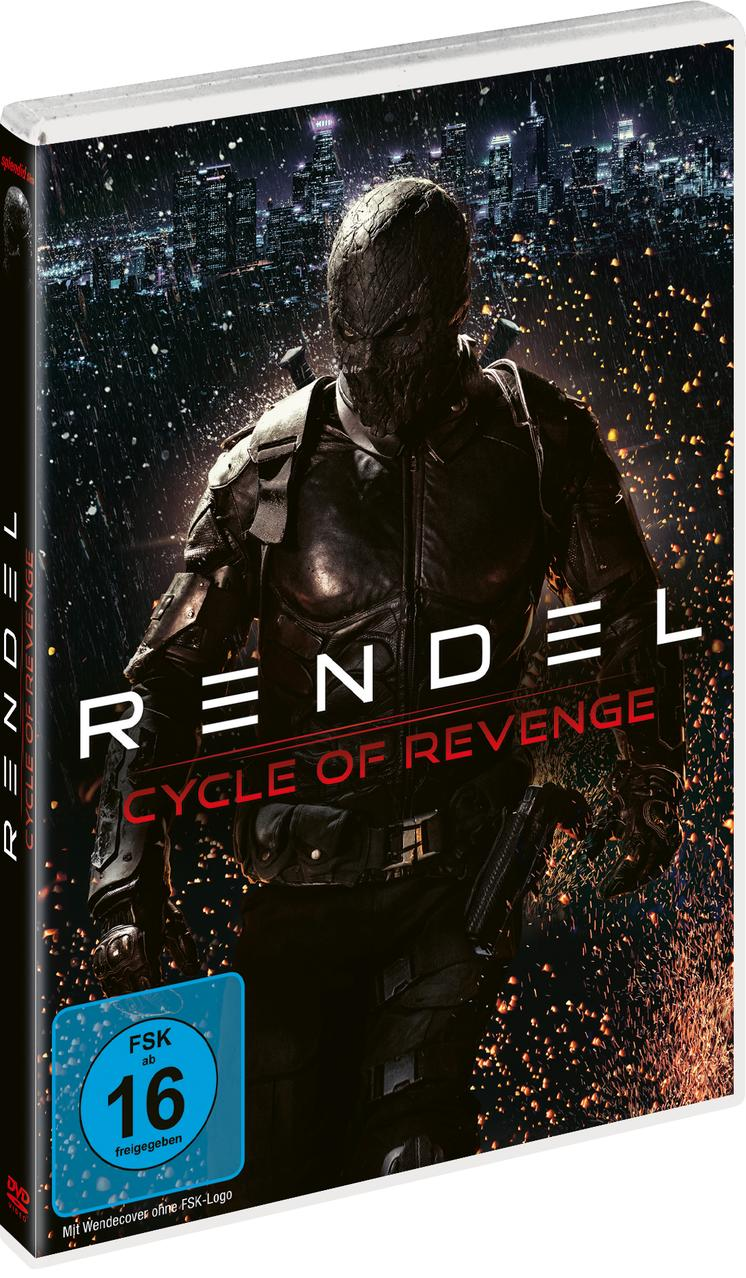 DVD-Cover für Rendel: Cycle of Revenge mit einer maskierten Figur.