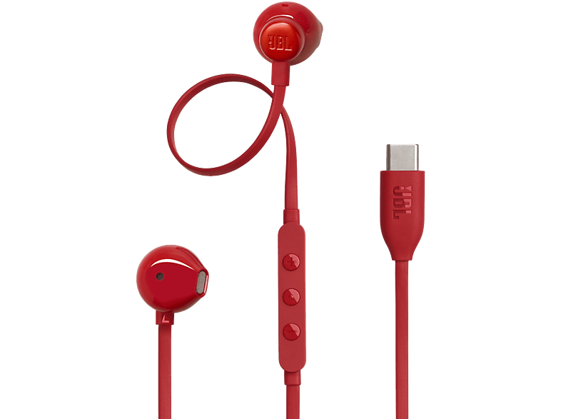 Auriculares de botón – JBL Tune 305C, Intraurales, Bluetooth, Con cable, Micrófono, Red