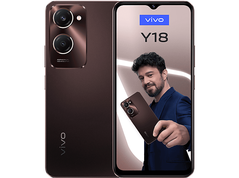 VIVO Y18 8/128 GB Akıllı Telefon Kızıl Kahve_0