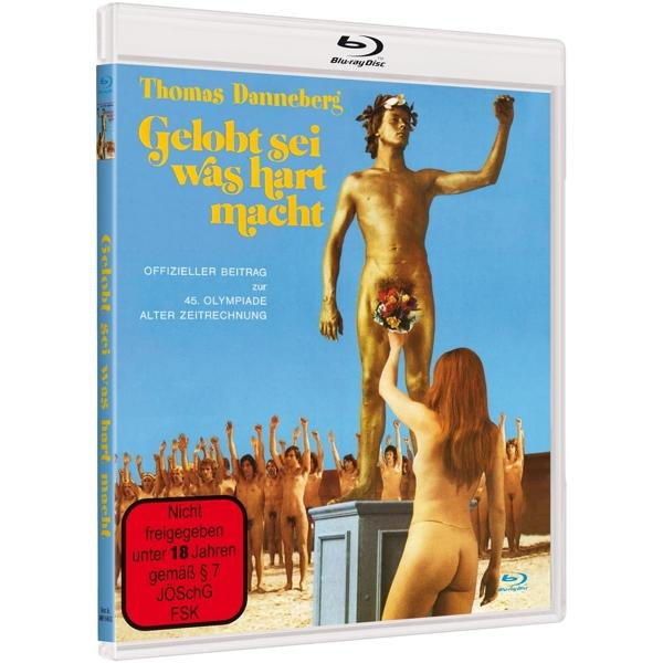 Blu-ray-Disc-Cover: Nackte Statue und Menschen mit Text auf Deutsch.