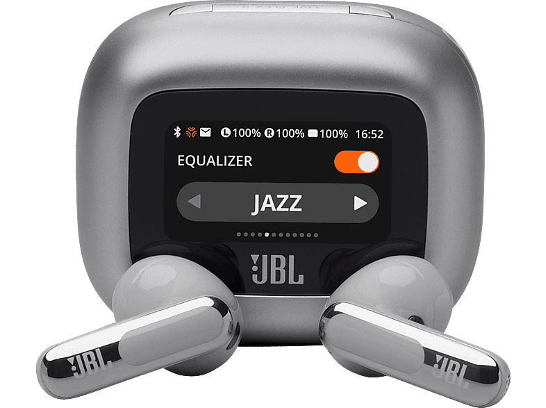 JBL Live Flex 3, In-ear Kopfhörer Silber