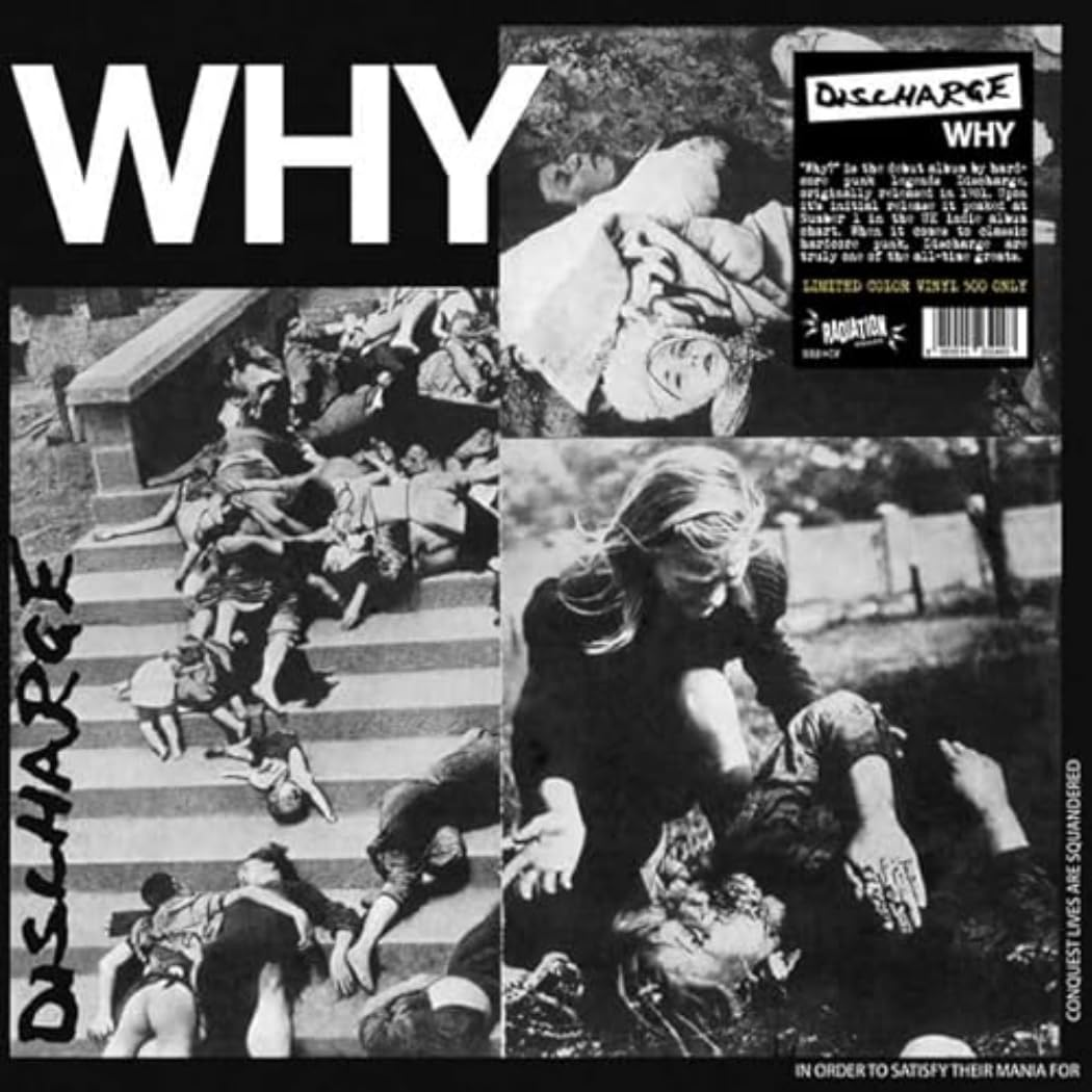 Discharge - Why (Red Vinyl) (Vinyl LP (nagylemez))