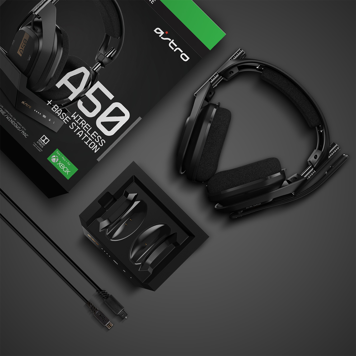 ASTRO GAMING HW Casque gamer sans fil A50 + Station de recharge Xbox (939-001682)