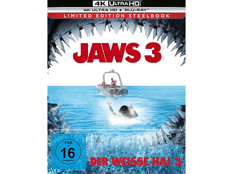 Der weiße Hai 3 Steelbook Edition [Bluray] online kaufen MediaMarkt