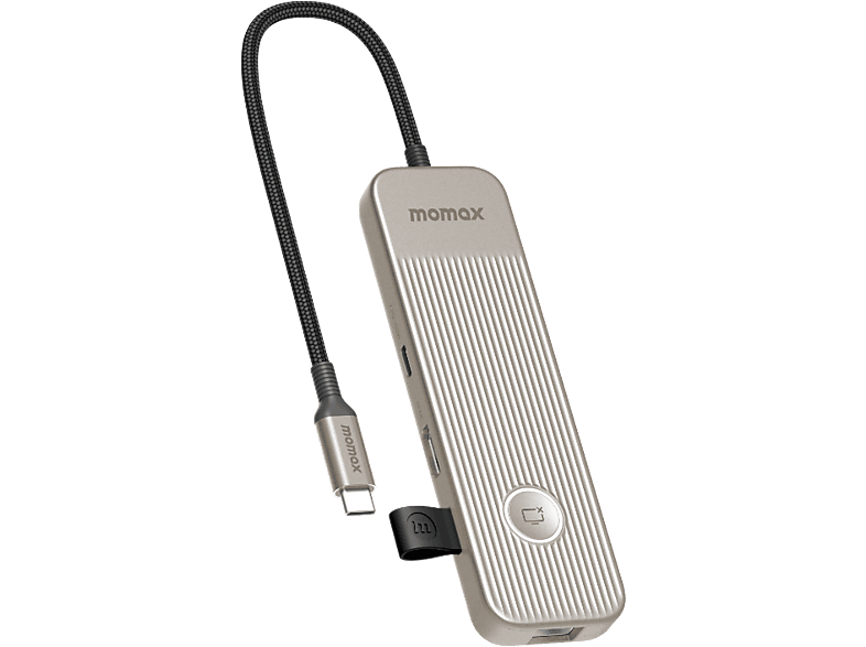 MOMAX OneLink 8-in-1 Multi-Function USB-C Hub Titanium Fiyat & Özellik ...