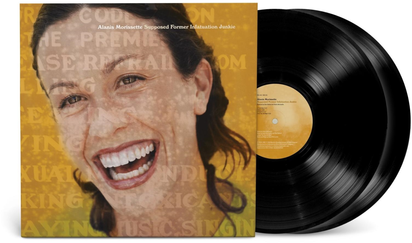 Alanis Morissette album borítója, mosolygós arcával és az album nevével.