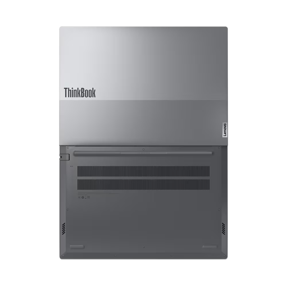 Portátil Lenovo ThinkBook, vista inferior con ventilaciones.