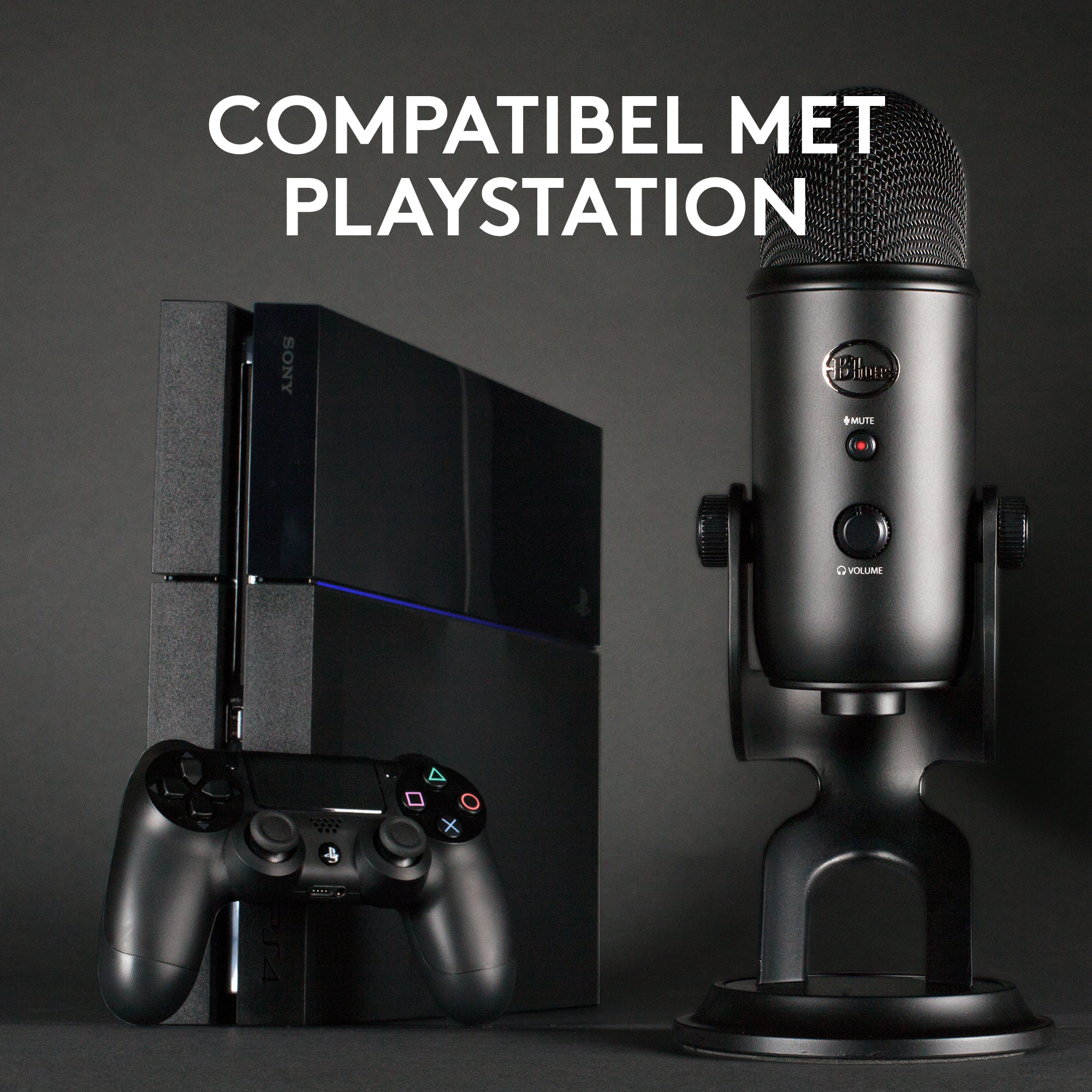 BLUE MIC Streamingmicrofoon kit Yeti Game Blackout (988-000528)