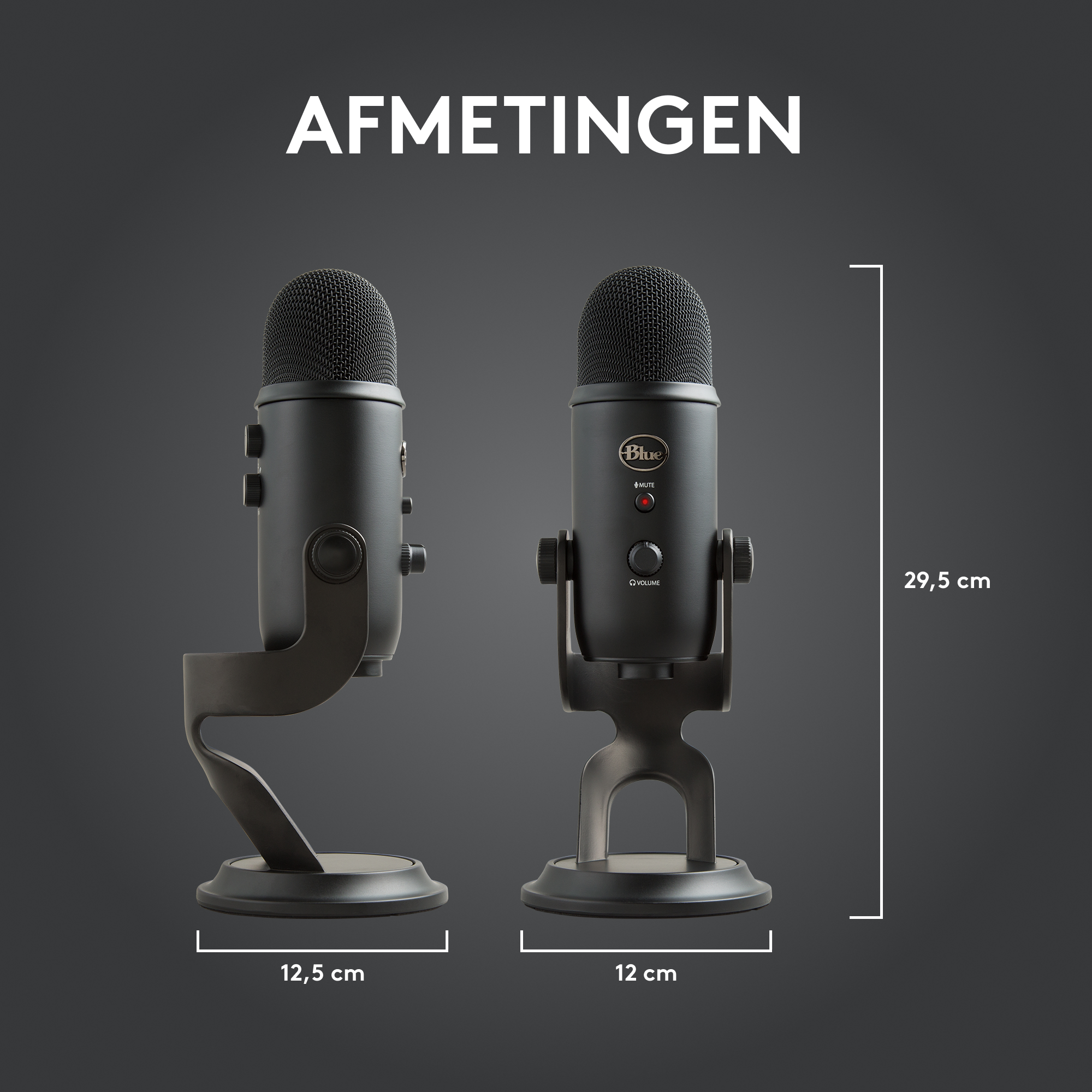 BLUE MIC Streamingmicrofoon kit Yeti Game Blackout (988-000528)