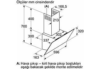 BOSCH DWK64PJ70T Ankastre Davlumbaz_7