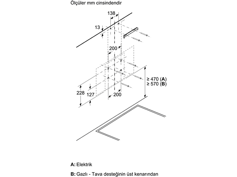 BOSCH DWK64PJ70T Ankastre Davlumbaz_8