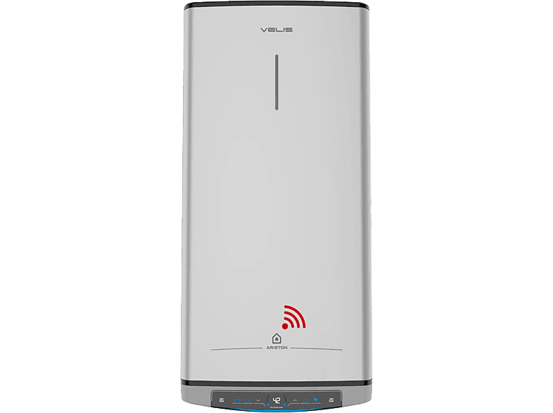 Ariston Velis Tech Dry Wifi 50, 1500 W, 8 bar, 50 l, Multiposición, Gris