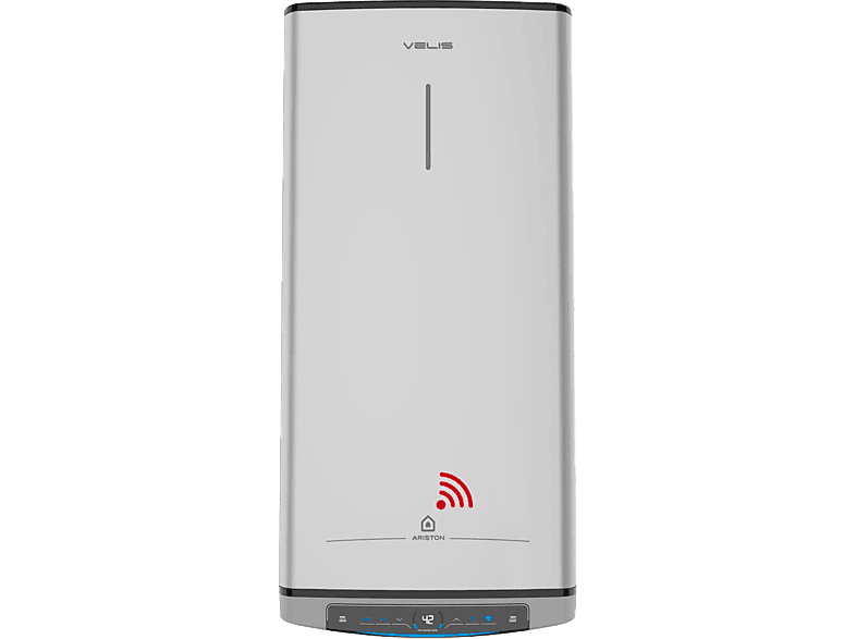 Ariston Velis Tech Dry Wifi 100, 1500 W, 8 bar, 100 l, Multiposición, Gris