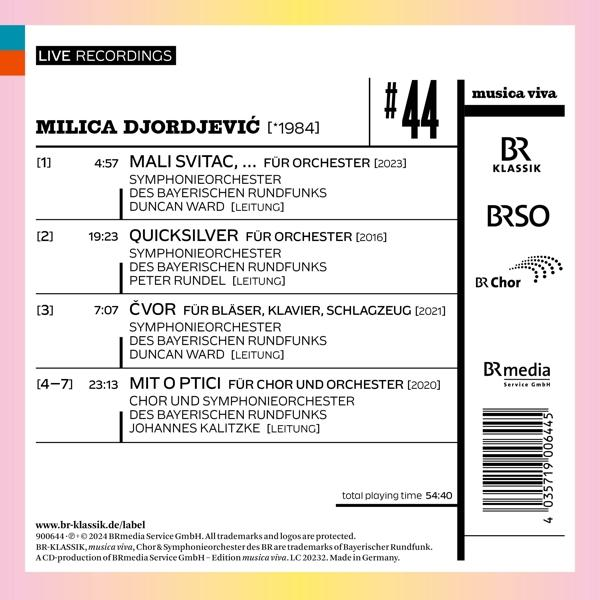 CD-Cover mit Songliste und Musikinformationen. Weißer und grüner Hintergrund. Text sichtbar.