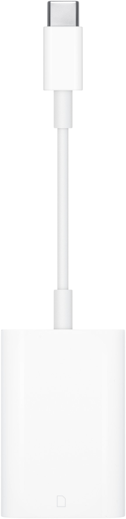 Weißes USB-C-zu-USB-C-Adapterkabel. Der Adapter ist weiß.