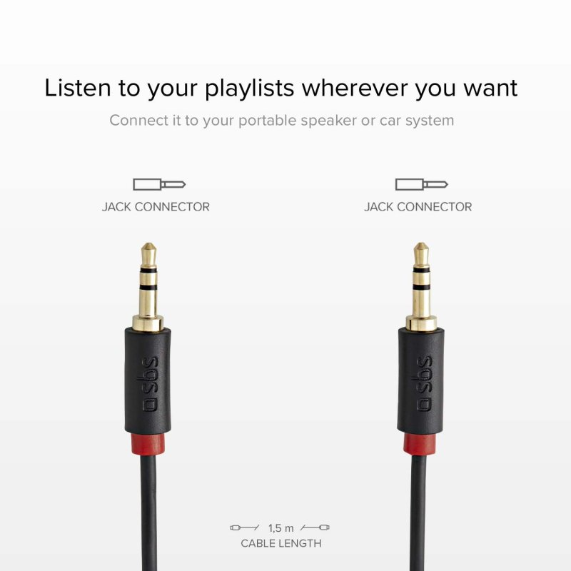Zwei Audiokabel mit Klinkensteckern.