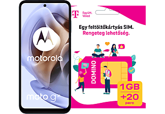 MOTOROLA G31 4/64 GB DualSIM Szürke Kártyafüggetlen Okostelefon + Telekom Domino kártya