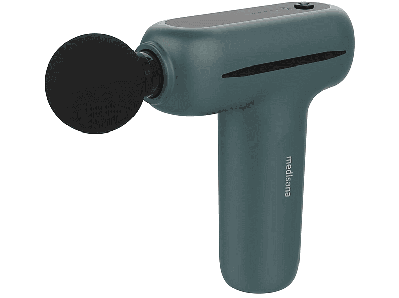 Medisana MG 200 Mini Massagepistole, mit 4 Ausätzen, Graugrüne Akzentfarbe — Foto 3 von 5