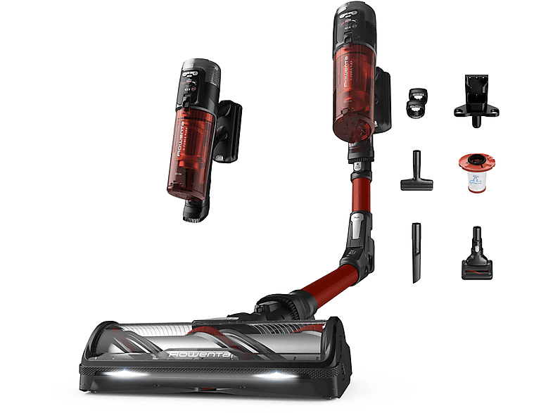 Rowenta X-Force Flex 13.60 Rh9A73 scopa elettrica senza filo, Senza sacco, 350 W Scopa Ricaricabile