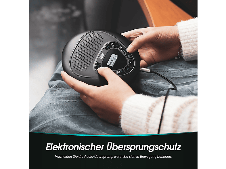 AUGUST SE10B Tragbarer CD Player — Foto 2 von 4
