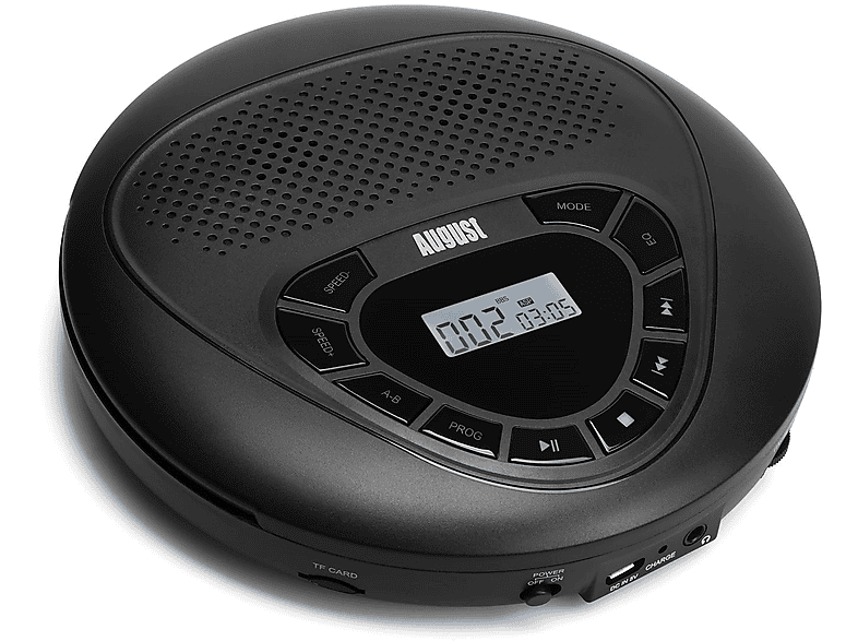 AUGUST SE10B Tragbarer CD Player