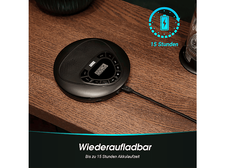 AUGUST SE10B Tragbarer CD Player — Foto 3 von 4