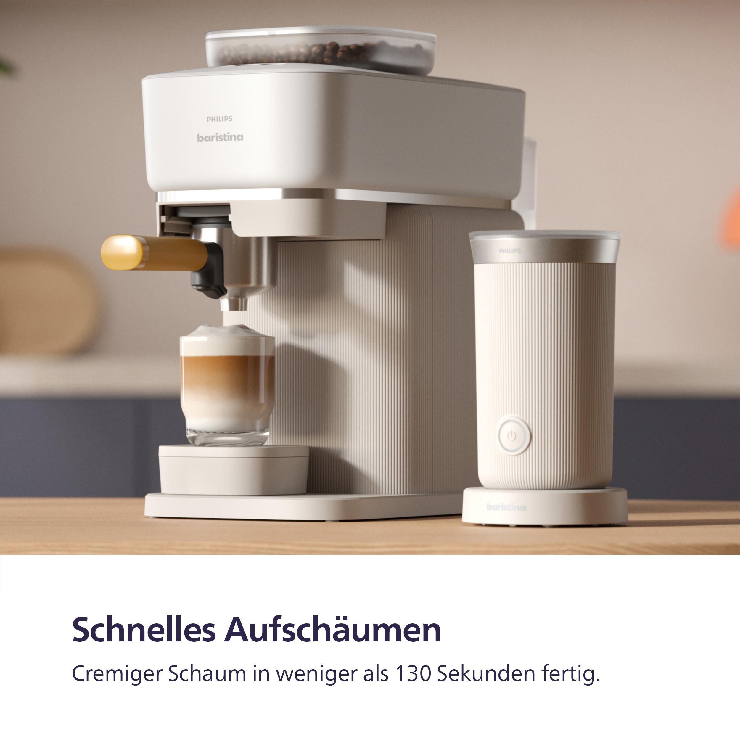 Ein LG OLED-Fernseher, der ein farbenfrohes abstraktes Bild mit einem Ständer zeigt. Schwarzer Rahmen und Ständer.