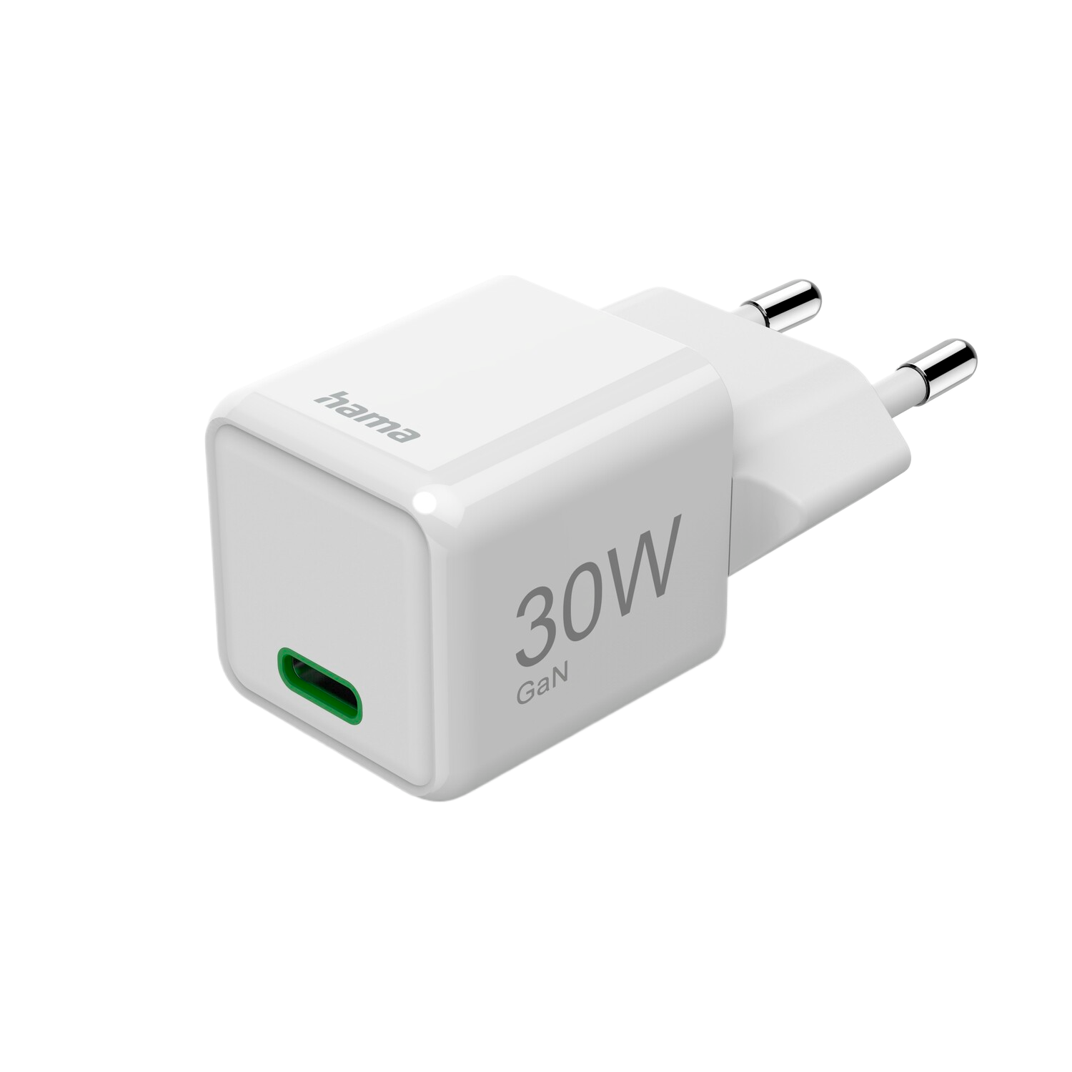 HAMA Chargeur Mini USB-C 30W Blanc (201982)